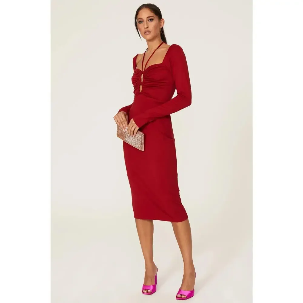 fit and flare white mini dress AKIRA August Heat Poplin | x-mappingIndex:34796-65757 Size:15.5